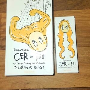 CER-100 Treatment Rinse and Protein Hair Essence Set - White